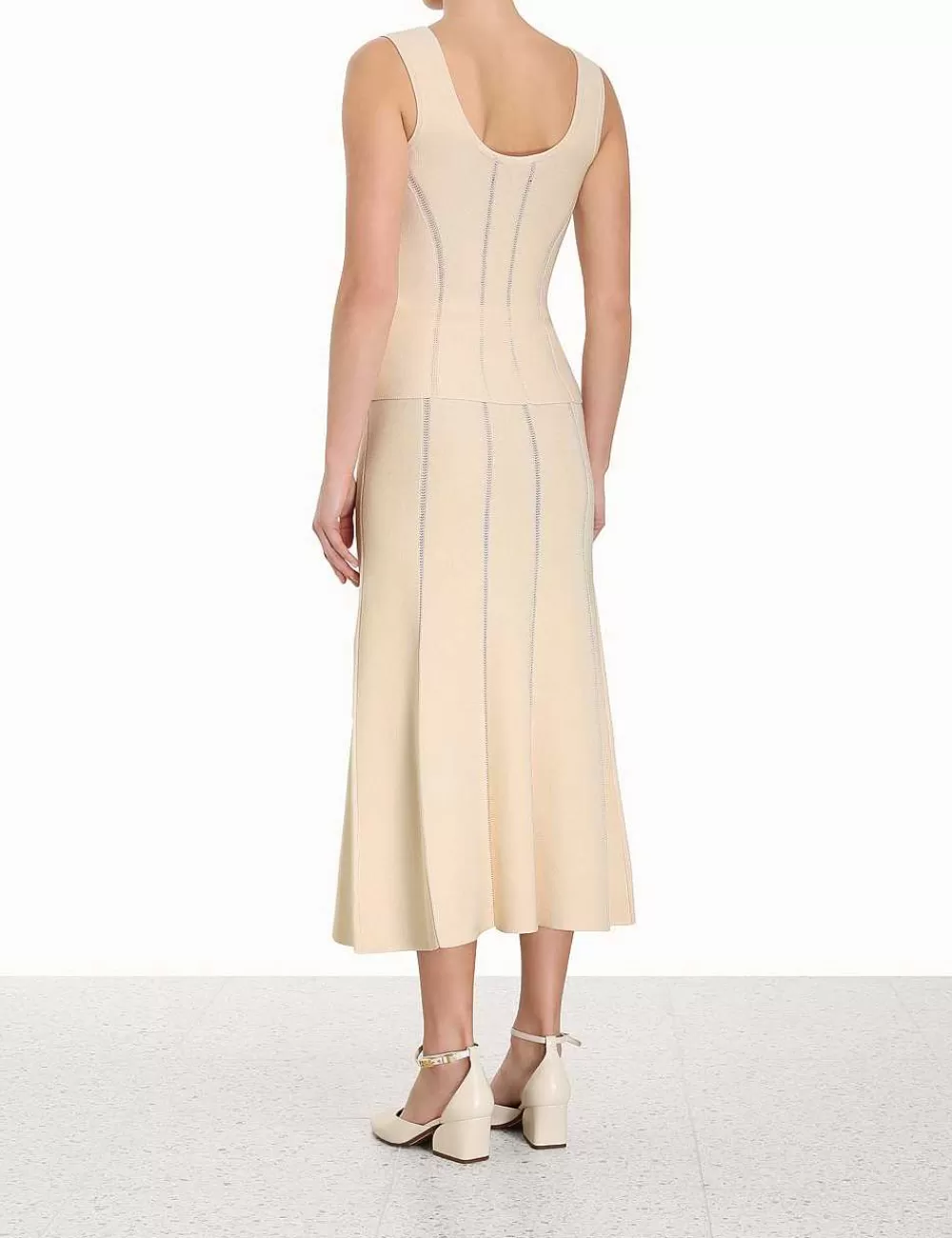 Flash Sale ZIMMERMANN Luminosity Knit Panelled Tank