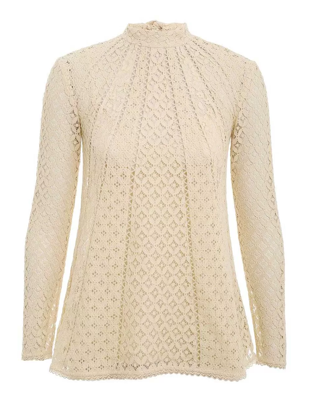 Clearance ZIMMERMANN Luminosity Lace Paneled Blouse