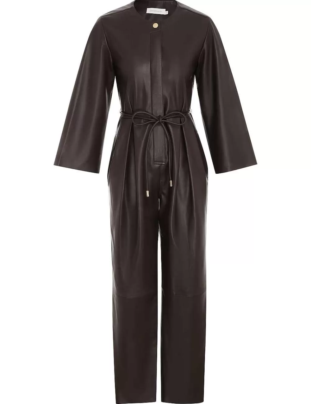 Online ZIMMERMANN Luminosity Leather Jumpsuit