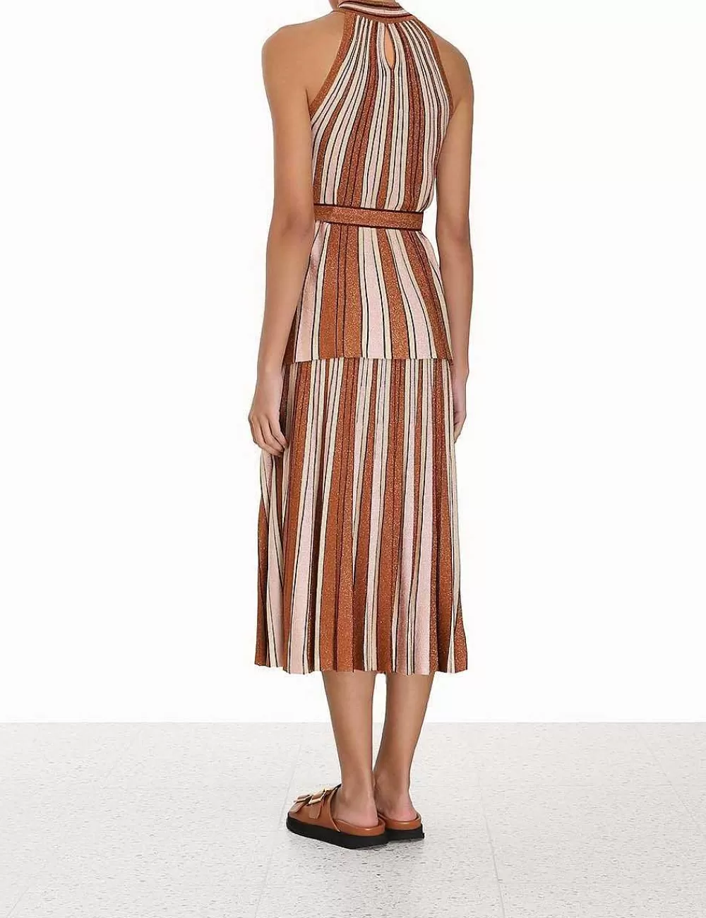 Clearance ZIMMERMANN Luminosity Lurex Halter Top