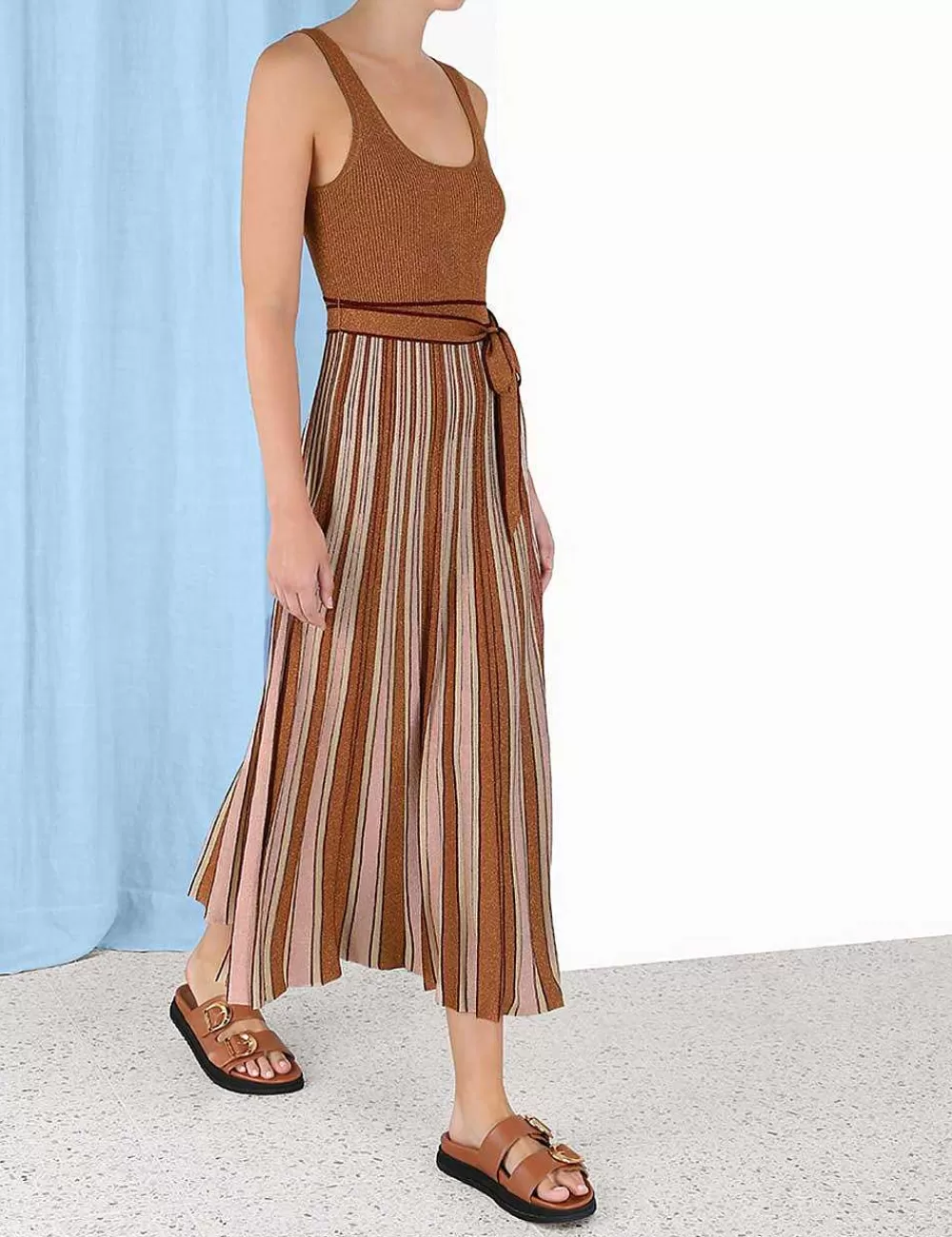 Cheap ZIMMERMANN Luminosity Lurex Scoop Dress