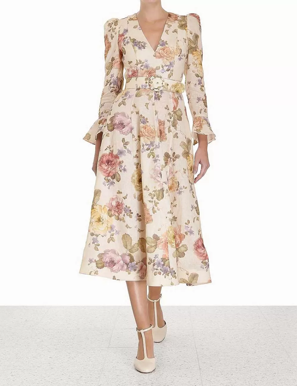 Hot ZIMMERMANN Luminosity Midi Dress