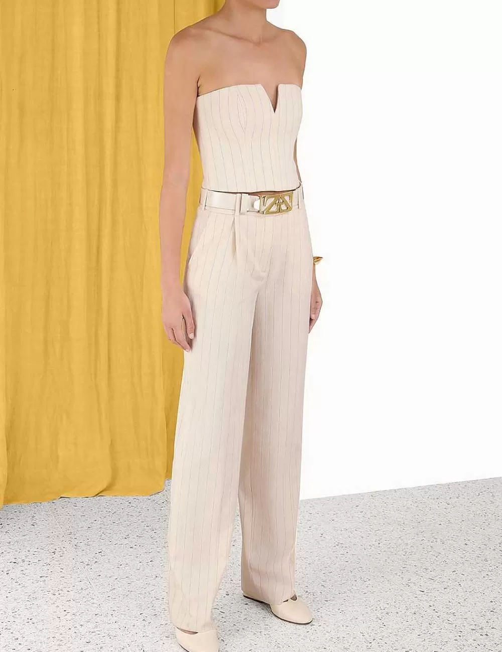 Outlet ZIMMERMANN Luminosity Pleat Front Pant