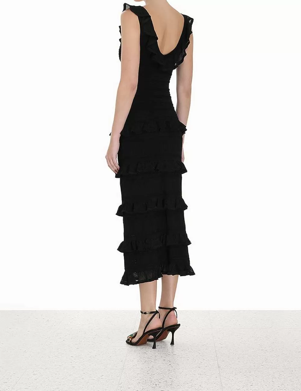 Discount ZIMMERMANN Luminosity Ruffle Tank Dress