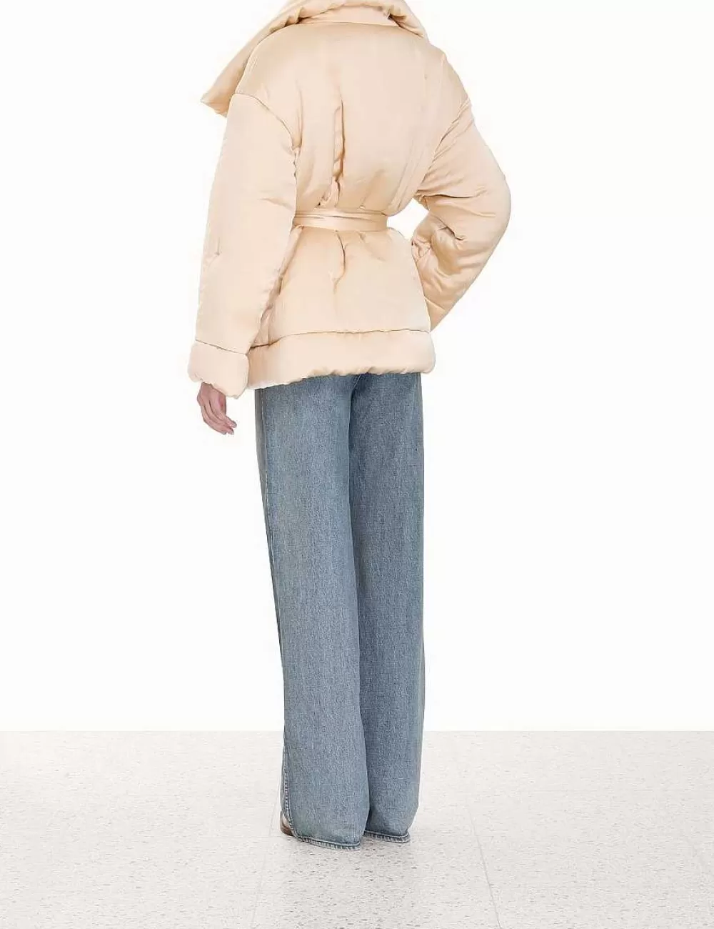 New ZIMMERMANN Luminosity Satin Wadded Jacket