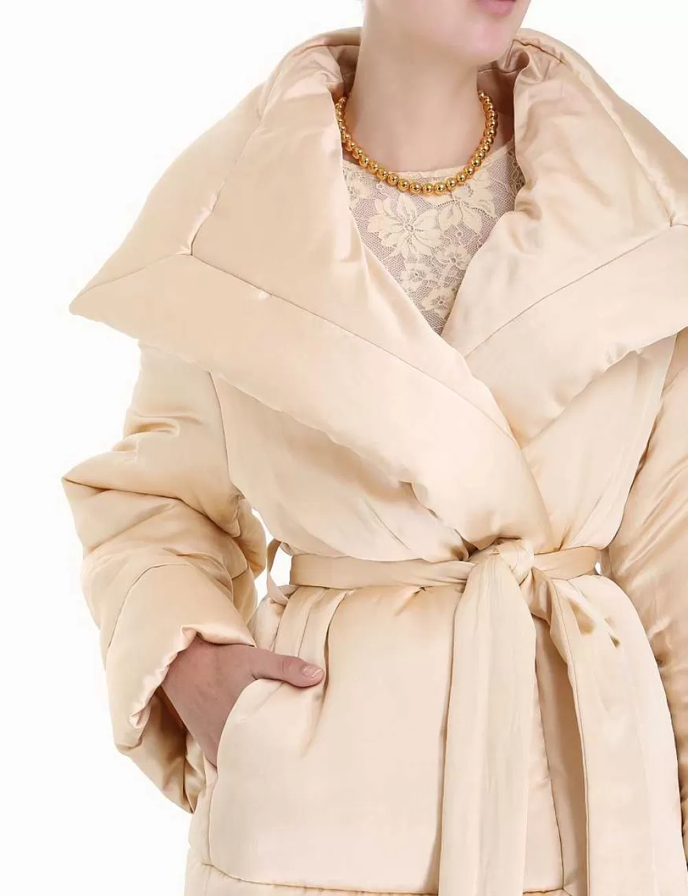 New ZIMMERMANN Luminosity Satin Wadded Jacket