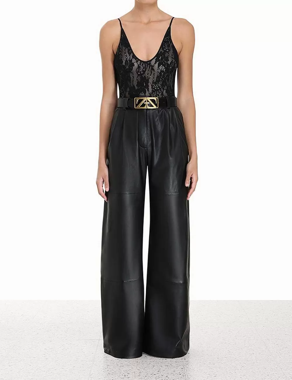 Cheap ZIMMERMANN Luminosity Scoop Neck Bodysuit