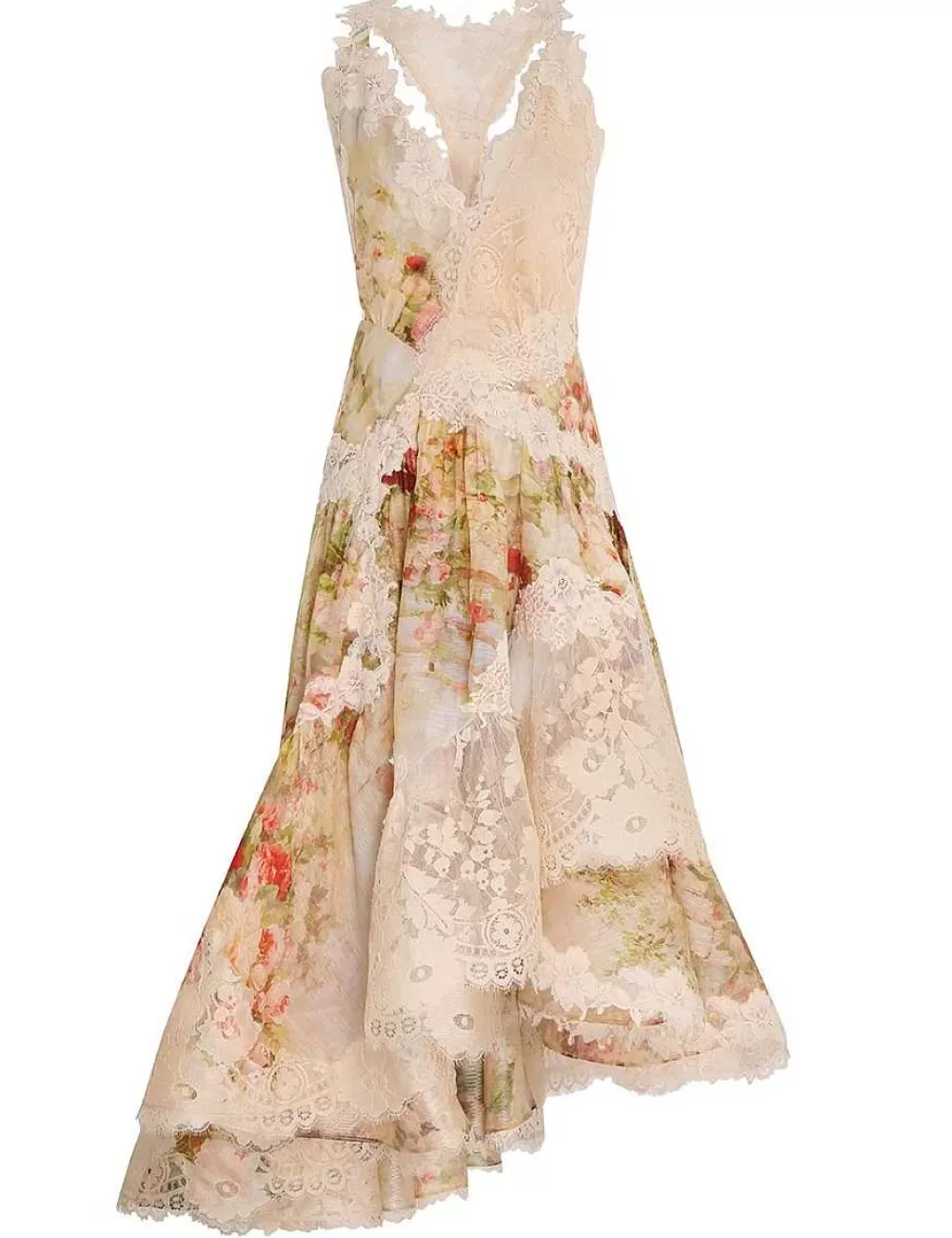 Store ZIMMERMANN Luminosity Splice Lace Dress