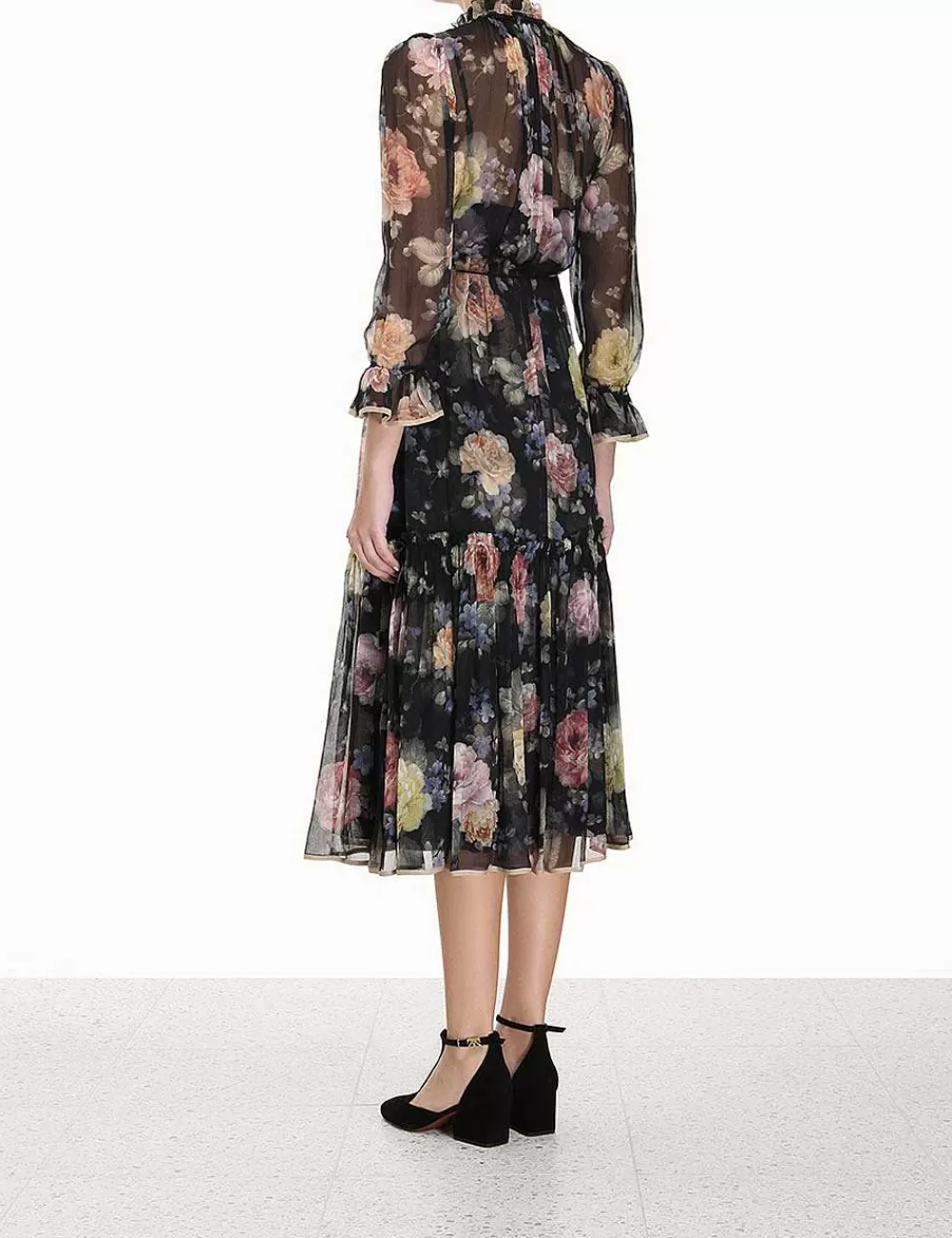 Cheap ZIMMERMANN Luminosity Tubular Midi Dress