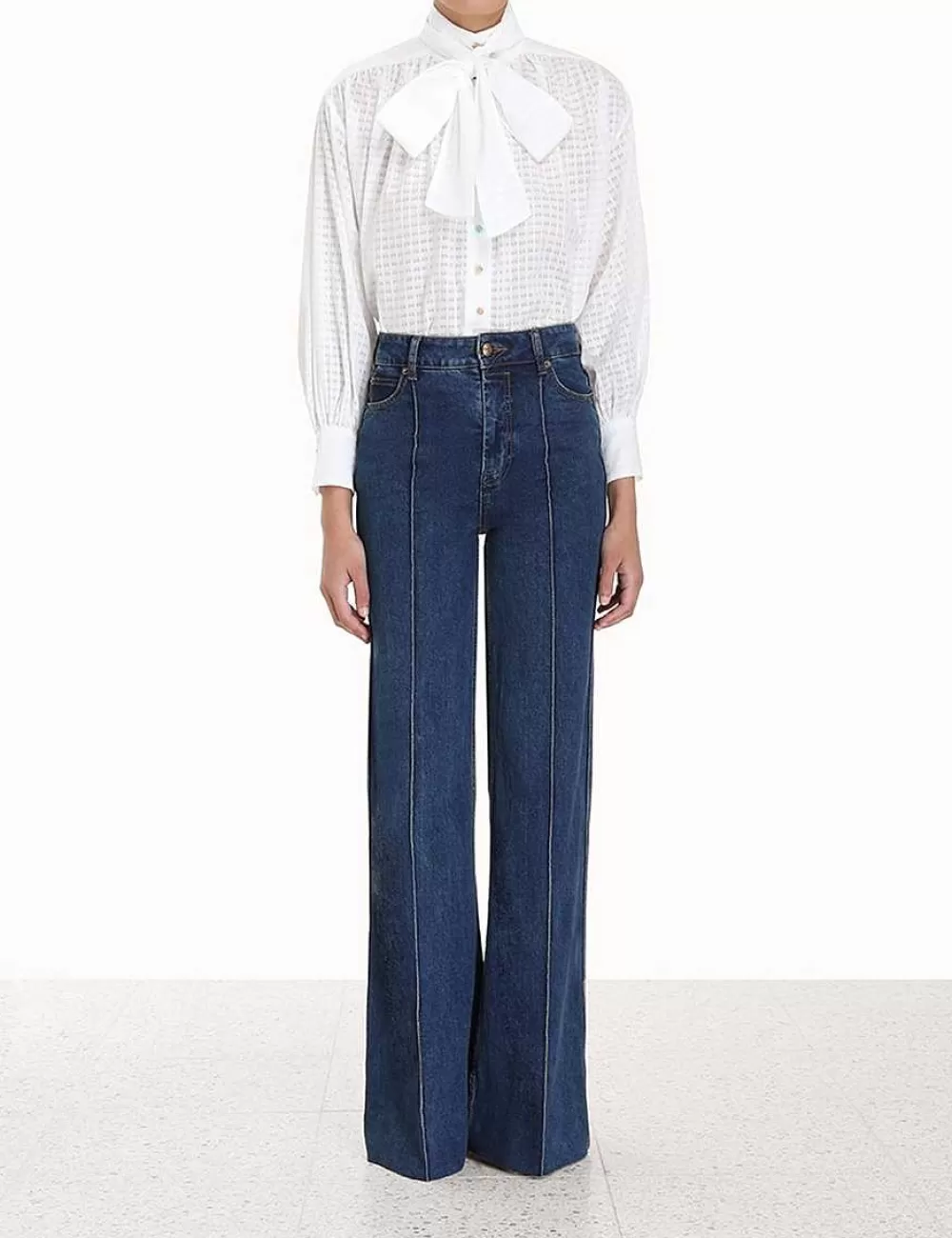 Best ZIMMERMANN Luminosity Tunic Blouse