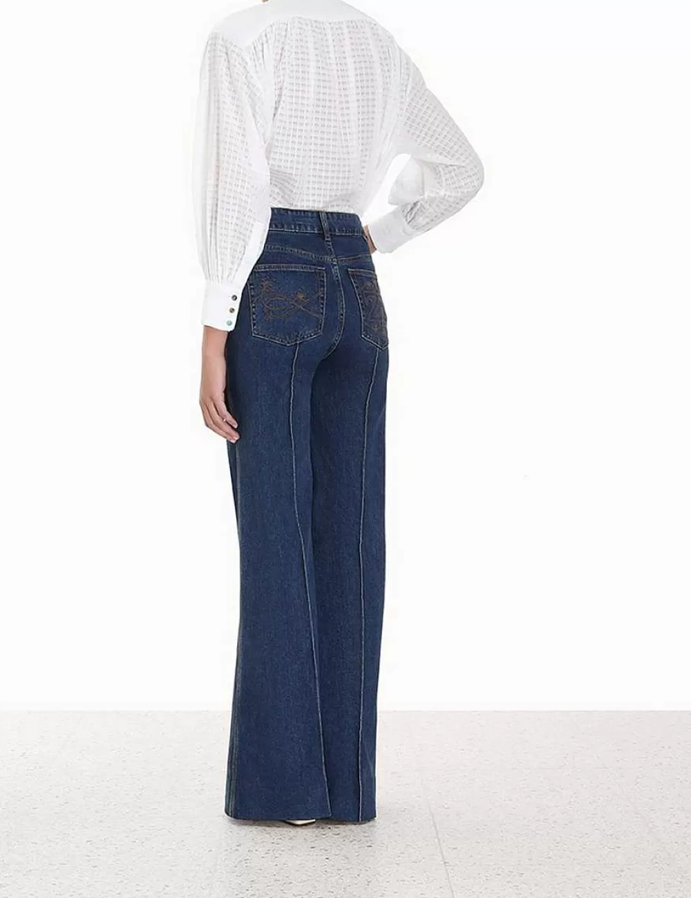Best ZIMMERMANN Luminosity Tunic Blouse