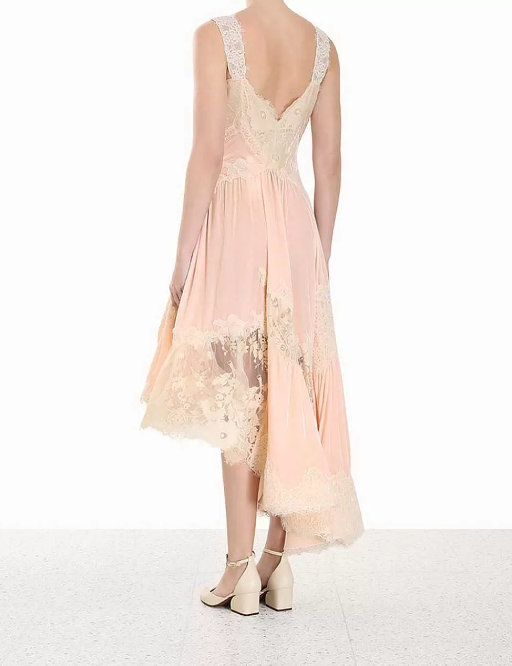 Outlet ZIMMERMANN Luminosity Velvet Lace Midi