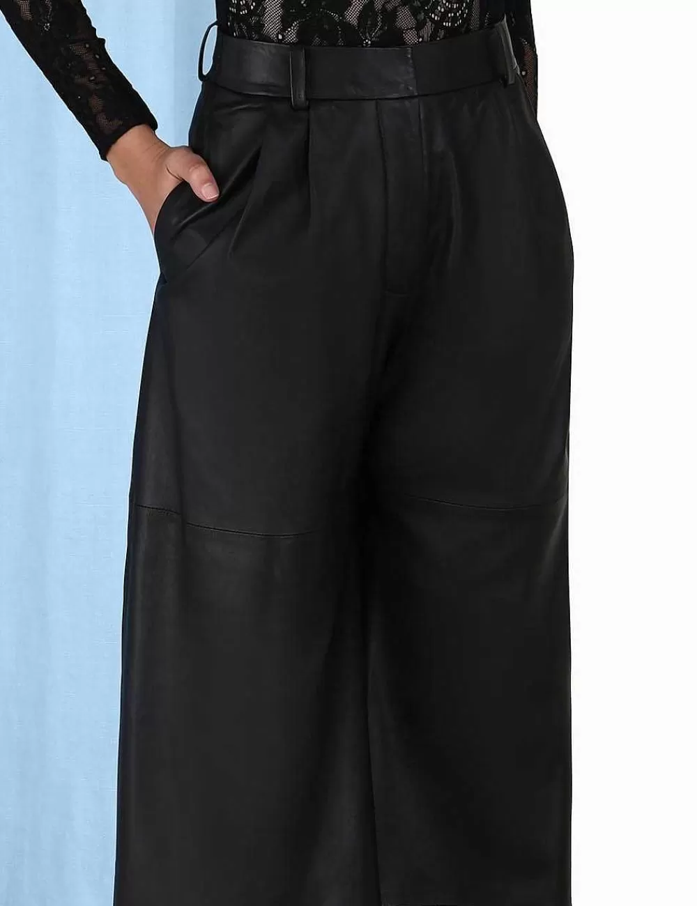 Discount ZIMMERMANN Luminosity Wide Leather Pant
