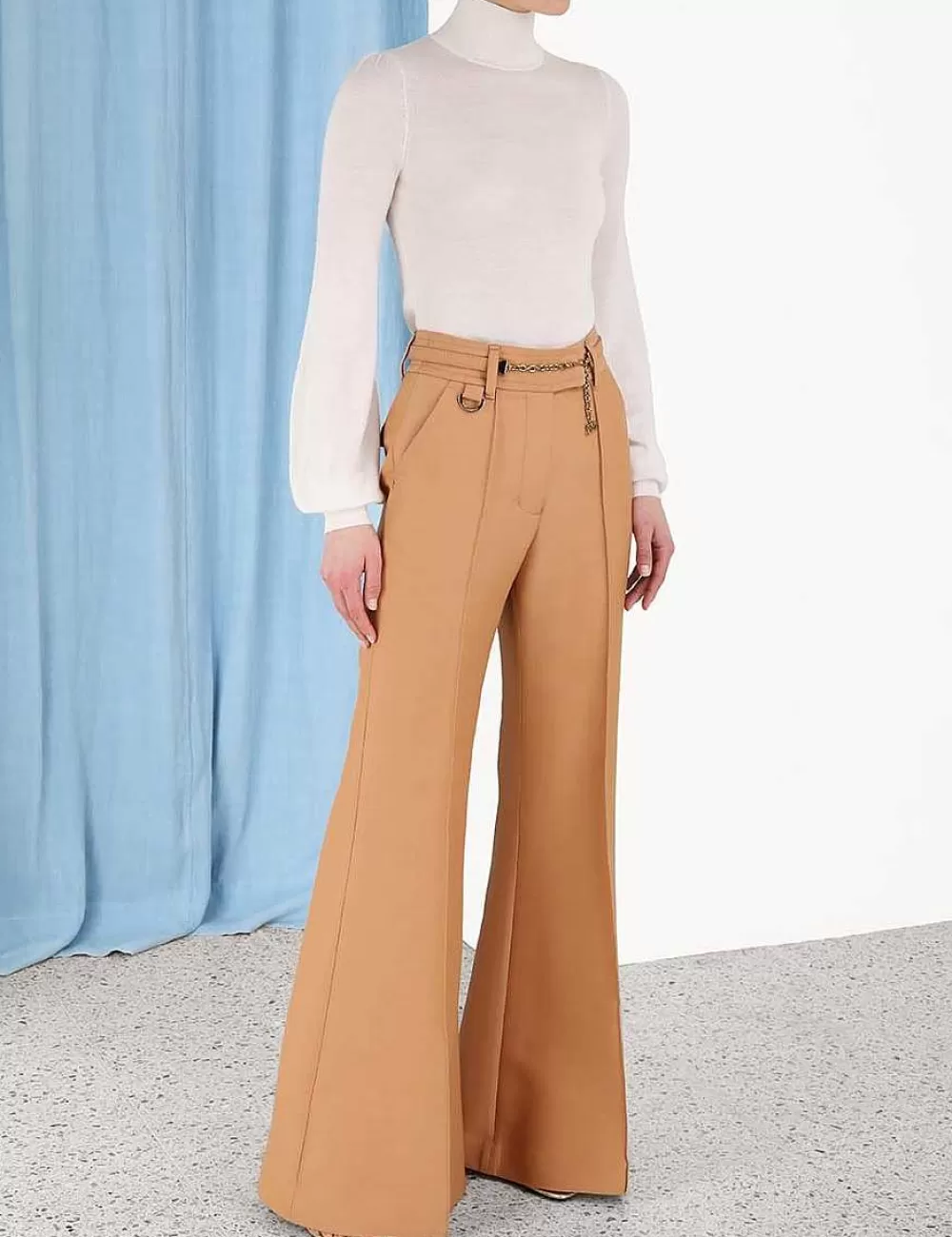Outlet ZIMMERMANN Luminosity Wide Leg Pant
