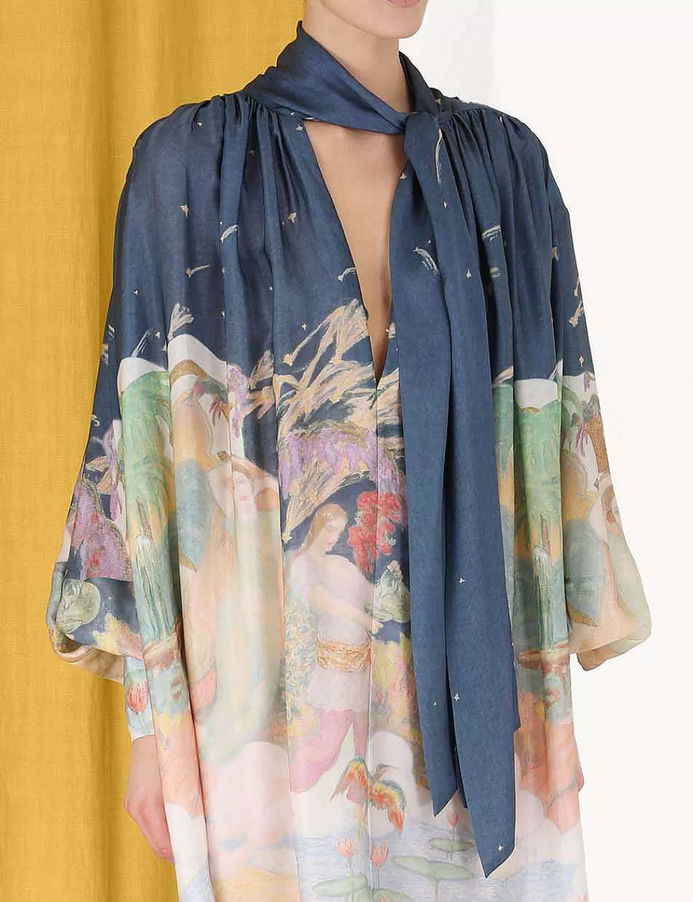 New ZIMMERMANN Lyrical Barrel Mini Dress