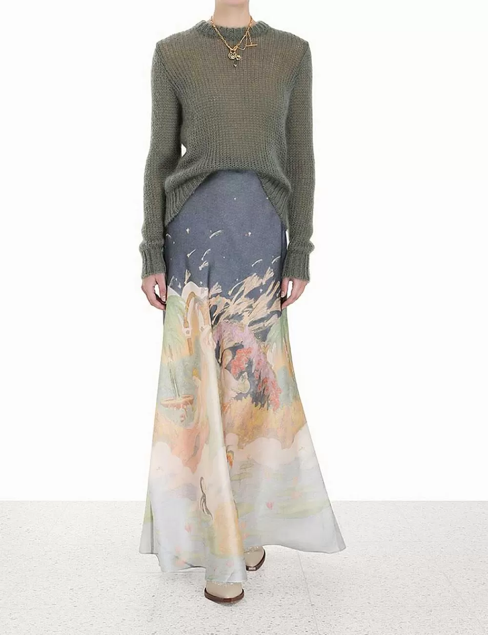 Outlet ZIMMERMANN Lyrical Bias Flare Skirt