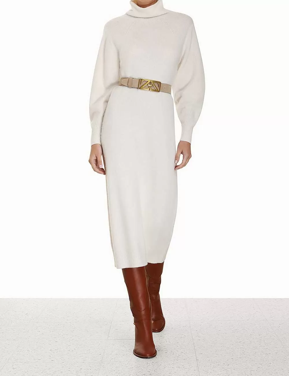 Hot ZIMMERMANN Lyrical Brushed Wool Dress