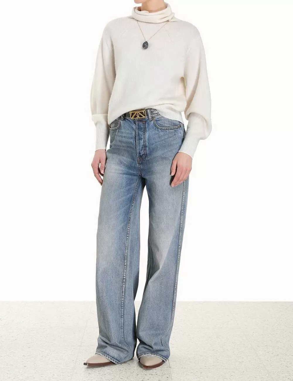 Flash Sale ZIMMERMANN Lyrical Brushed Wool Sweater