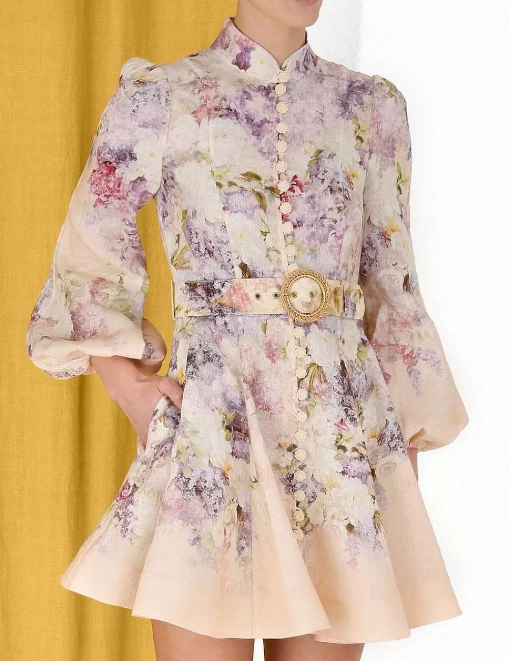 Sale ZIMMERMANN Lyrical Buttoned Mini