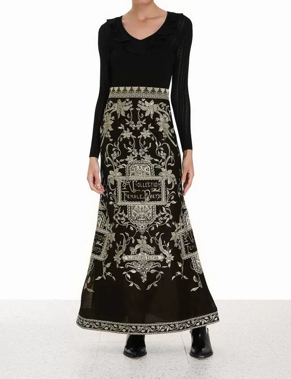 Best Sale ZIMMERMANN Lyrical Embroidery Maxi Skirt
