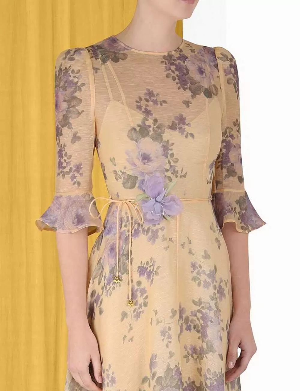 New ZIMMERMANN Lyrical Flare Sleeve Midi