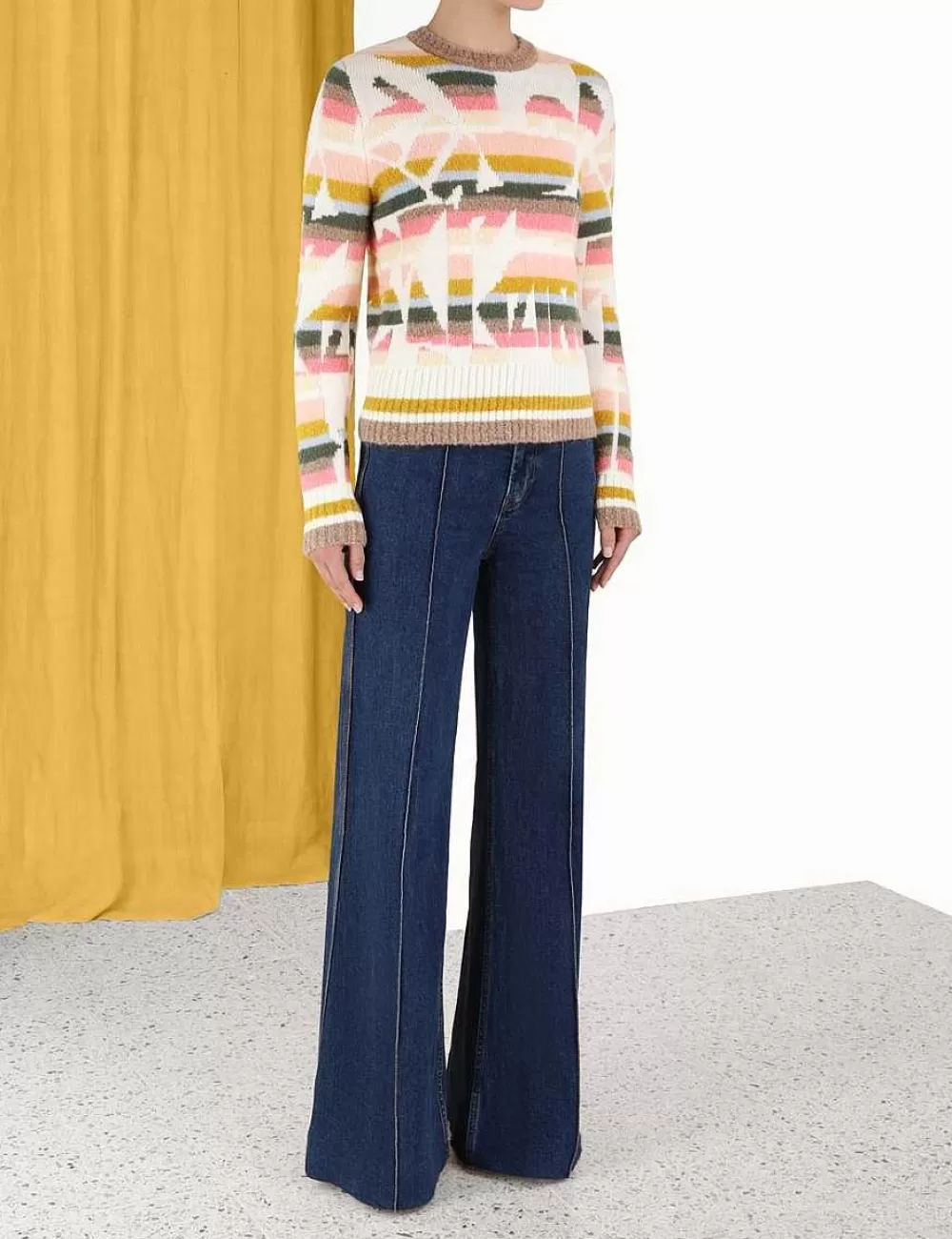 Sale ZIMMERMANN Lyrical Jacquard Sweater