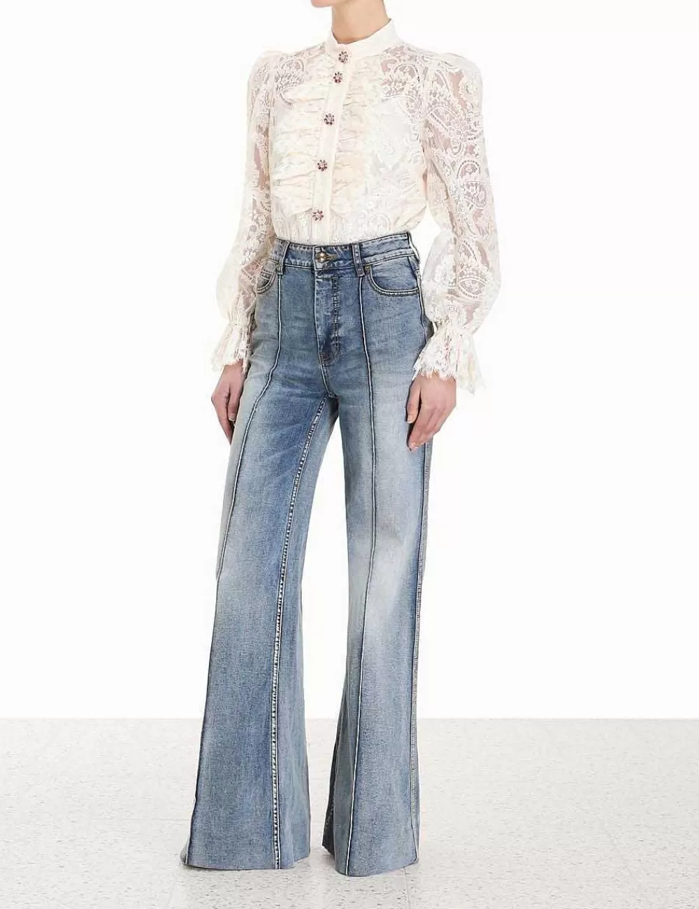 Best Sale ZIMMERMANN Lyrical Lace Blouse