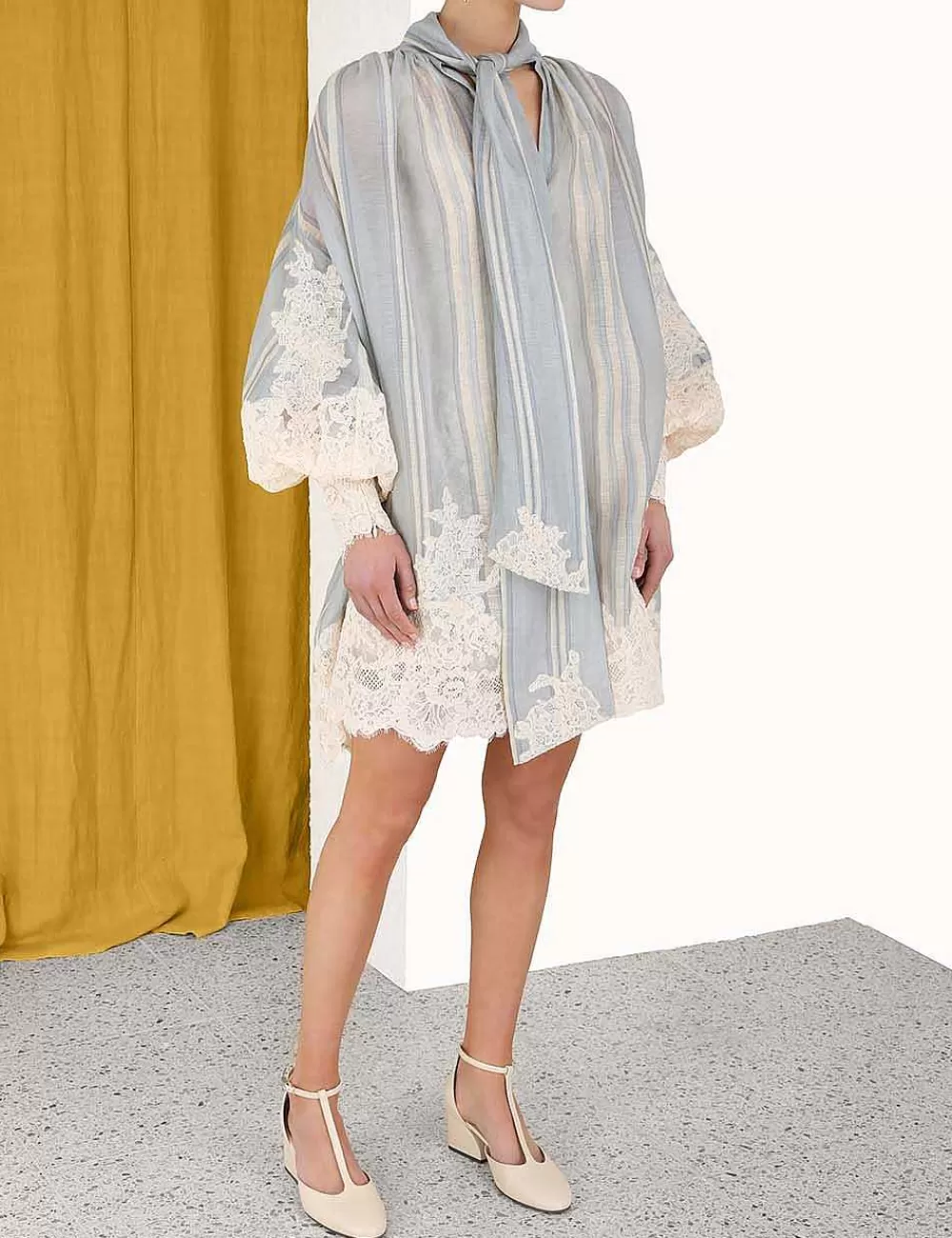 Store ZIMMERMANN Lyrical Lace Edge Tie Mini