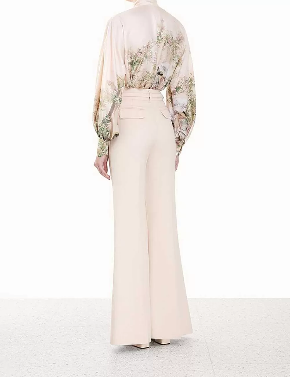 Discount ZIMMERMANN Lyrical Neck Tie Blouse