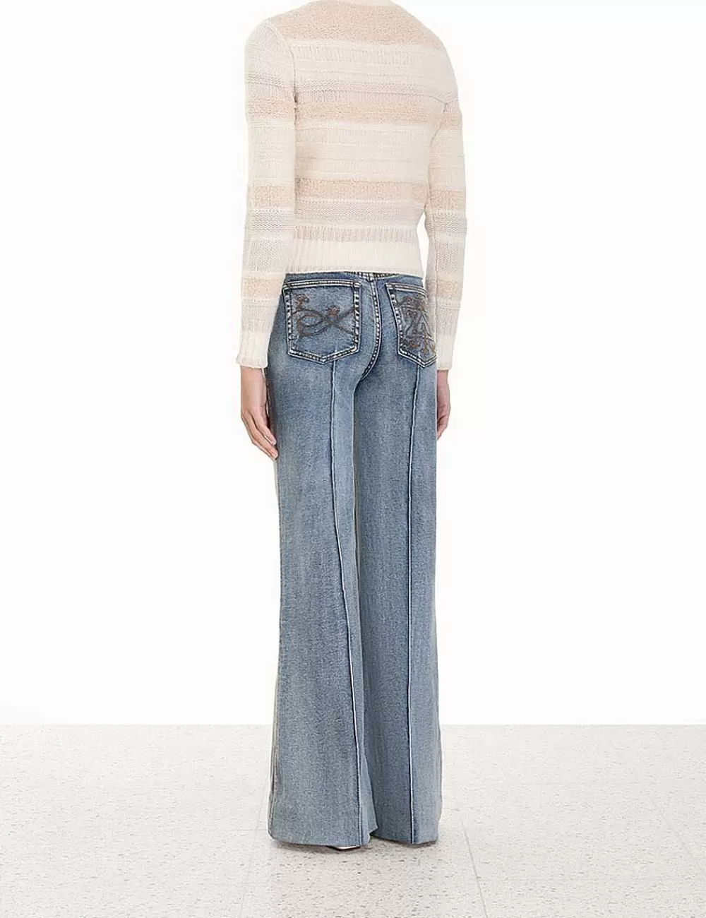 Outlet ZIMMERMANN Lyrical Stripe Sweater