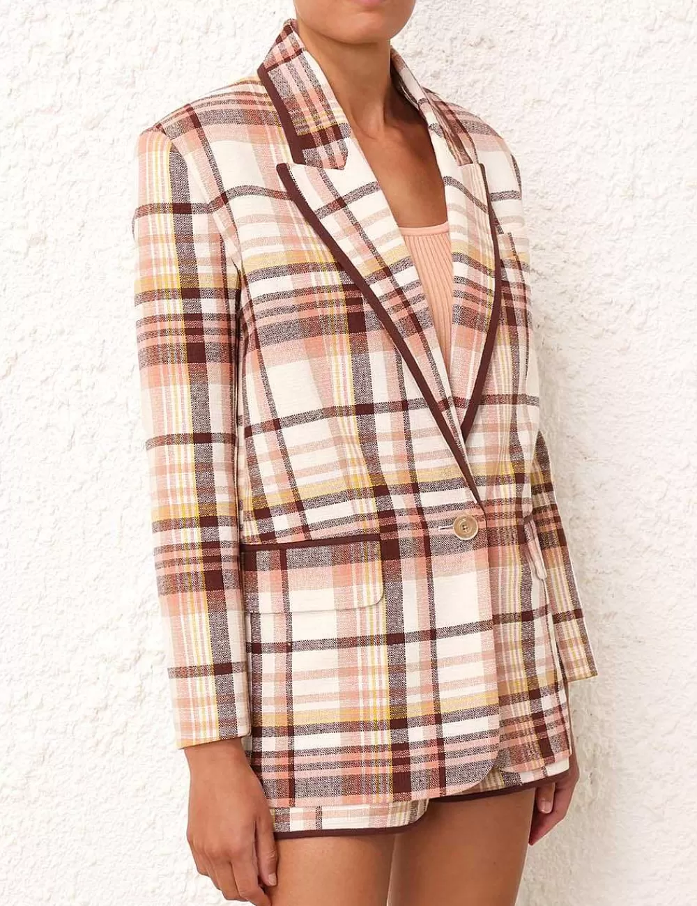 Flash Sale ZIMMERMANN Matchmaker Check Jacket