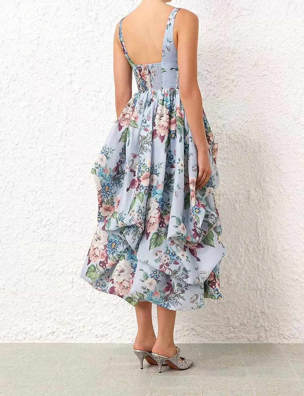New ZIMMERMANN Matchmaker Drape Midi Dress