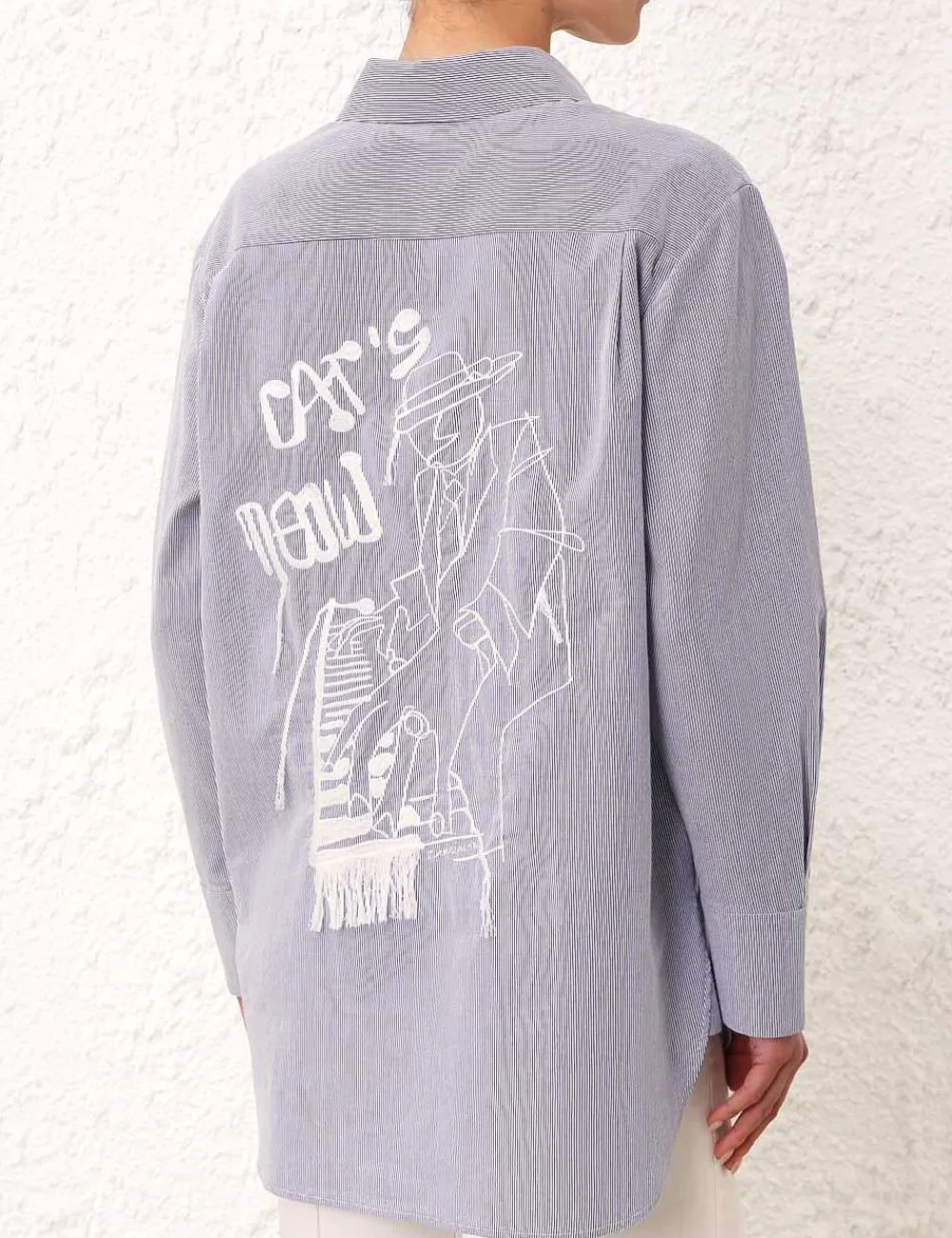 Shop ZIMMERMANN Matchmaker Embroidered Shirt