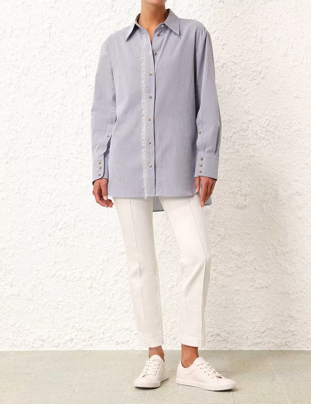 Shop ZIMMERMANN Matchmaker Embroidered Shirt