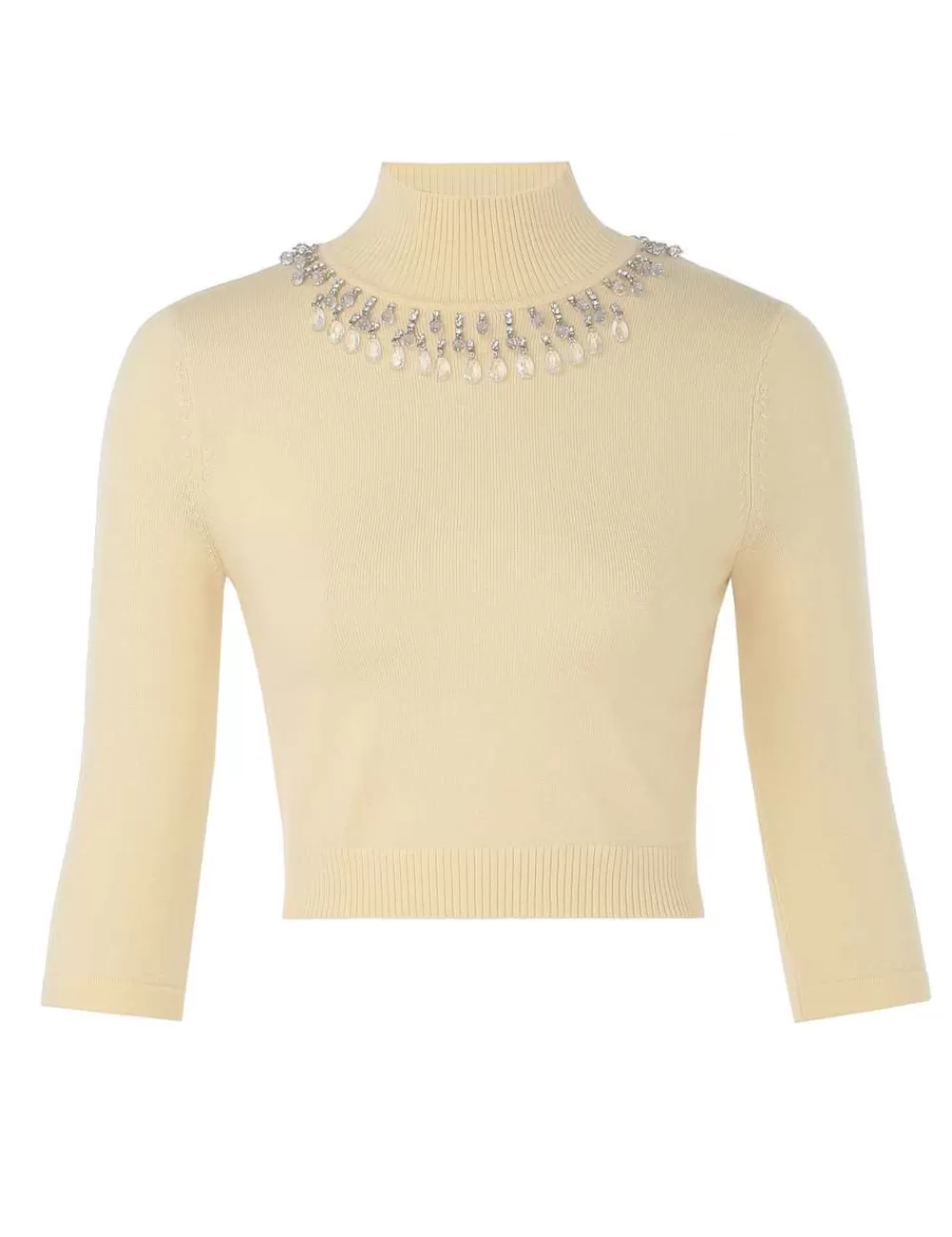 Outlet ZIMMERMANN Matchmaker High Neck Crop Top