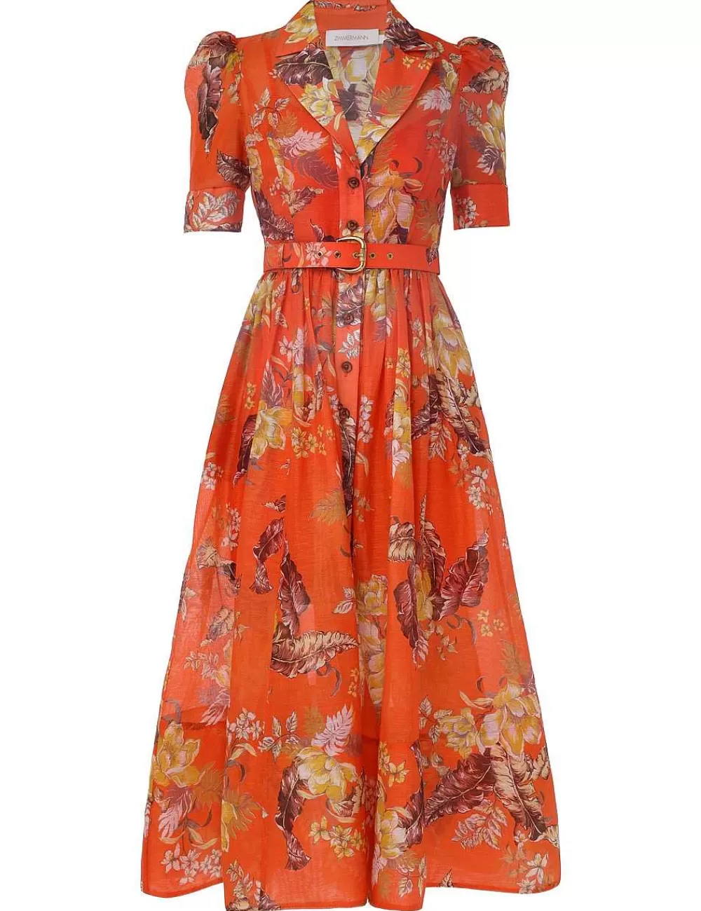 Sale ZIMMERMANN Matchmaker Midi Shirt Dress