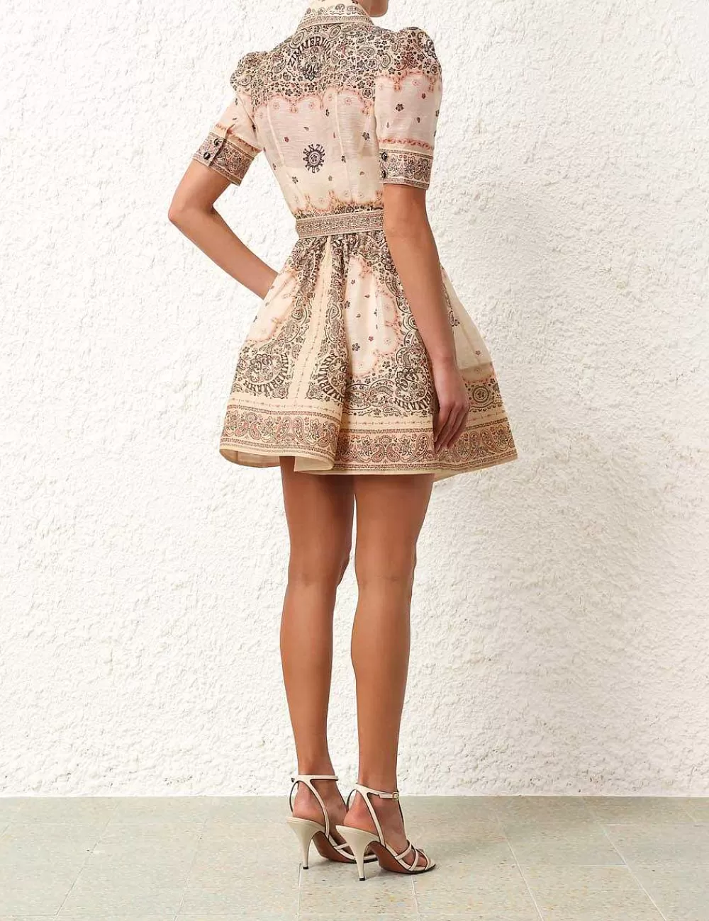 Hot ZIMMERMANN Matchmaker Mini Shirt Dress