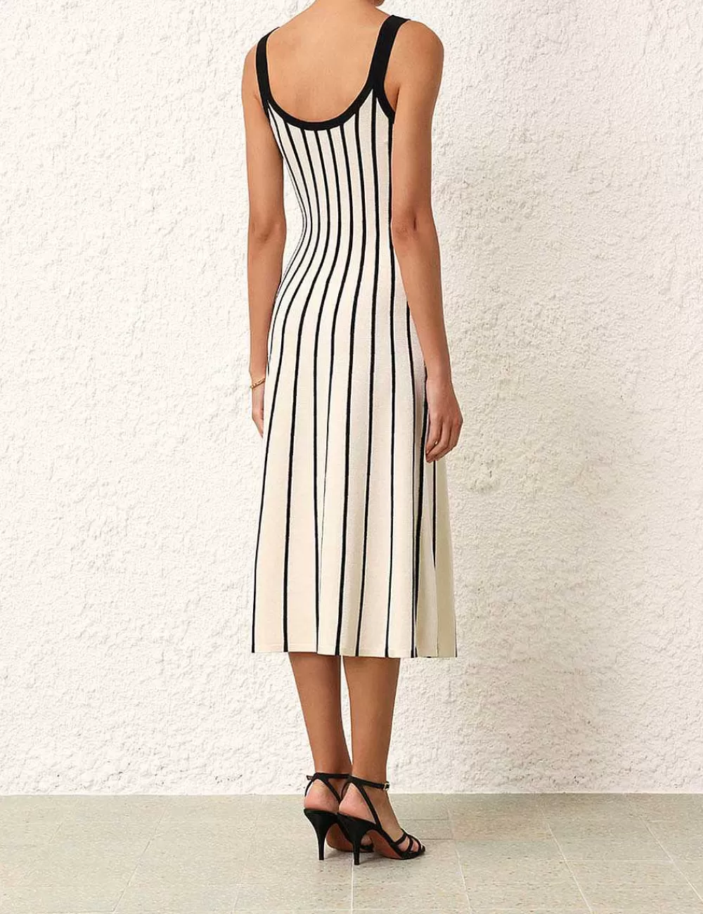 Cheap ZIMMERMANN Matchmaker Stripe Tank Dress