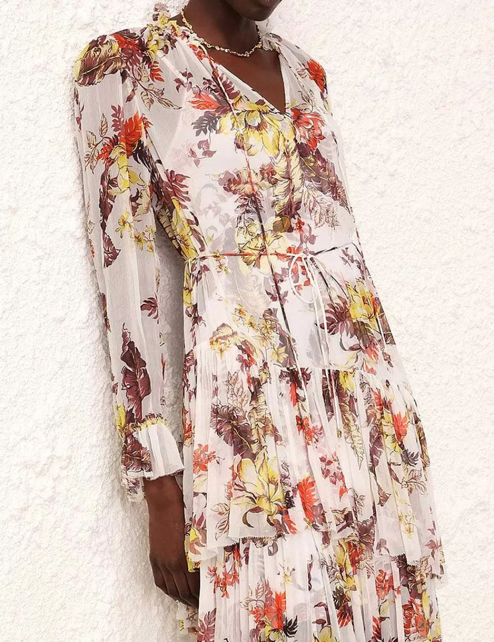 Clearance ZIMMERMANN Matchmaker Tiered Dress