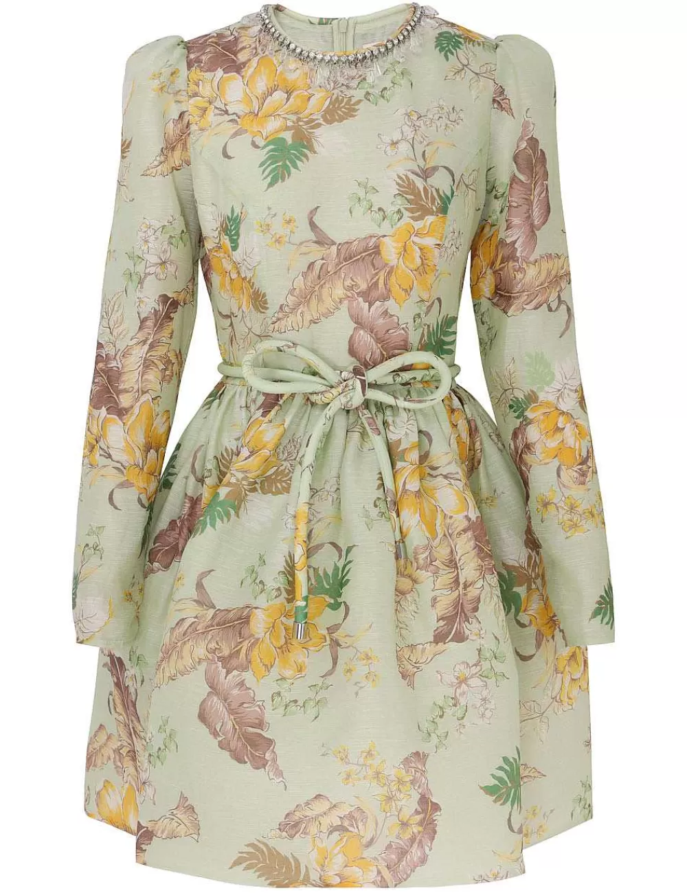 Shop ZIMMERMANN Matchmaker Tulip Mini Dress