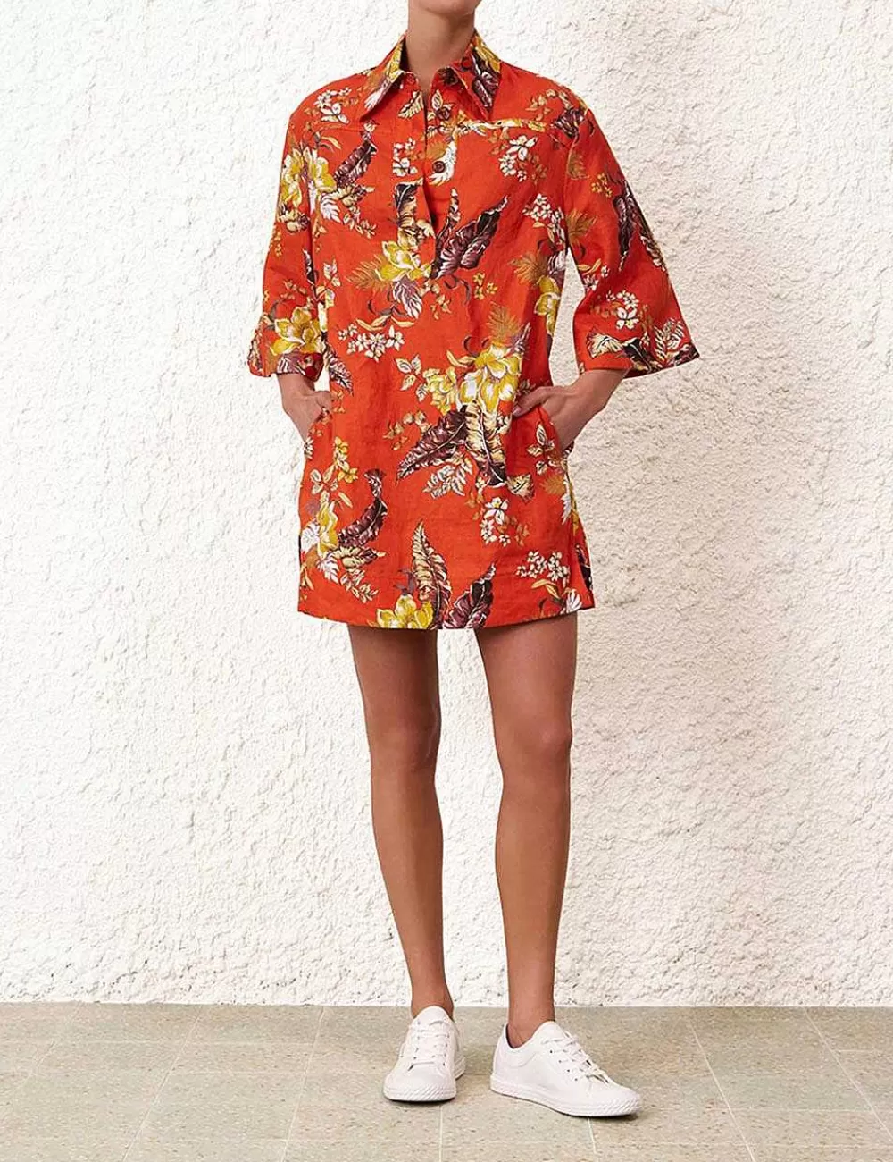 Clearance ZIMMERMANN Matchmaker Tunic Dress