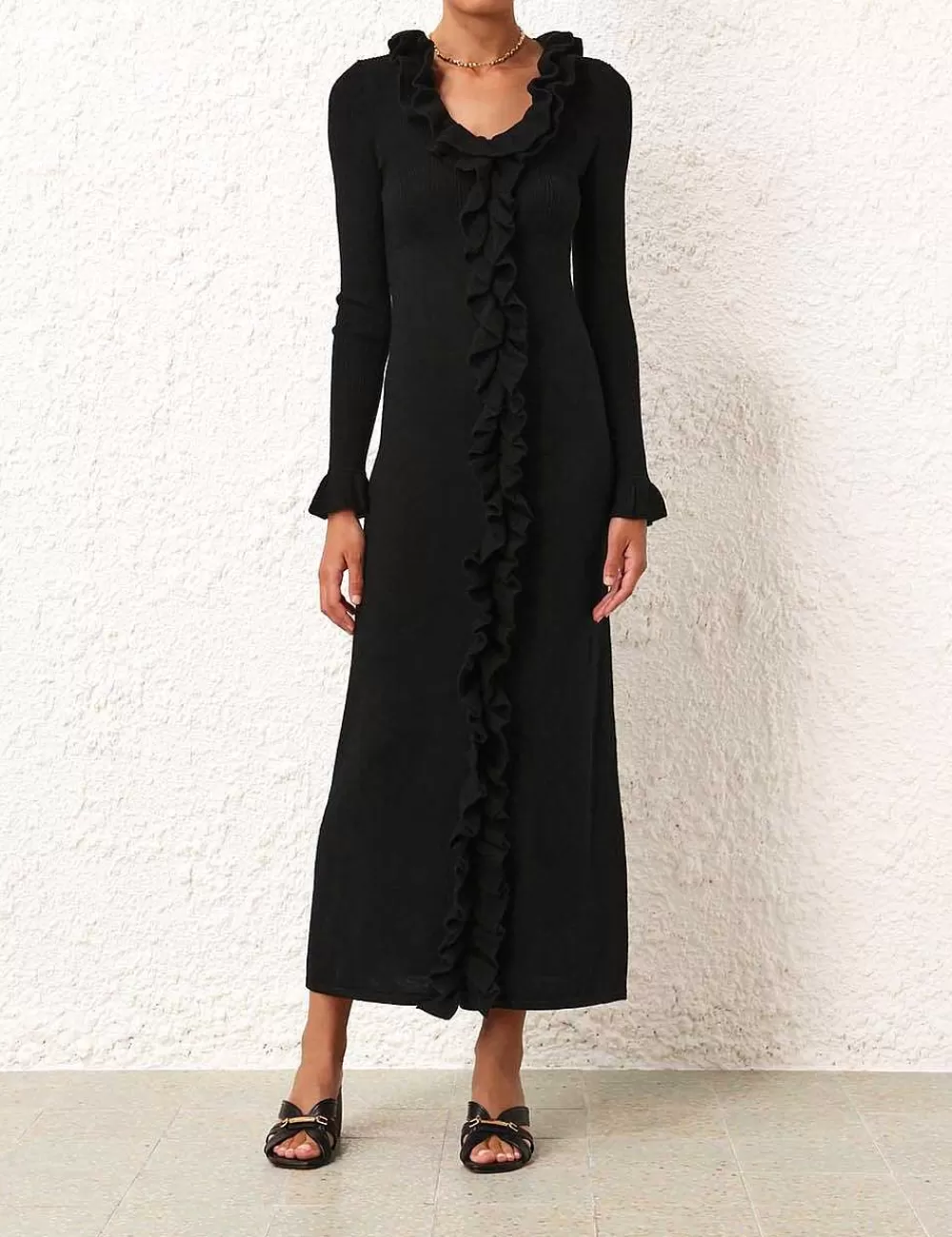 Hot ZIMMERMANN Matchmaker V-Neck Ruffle Dress