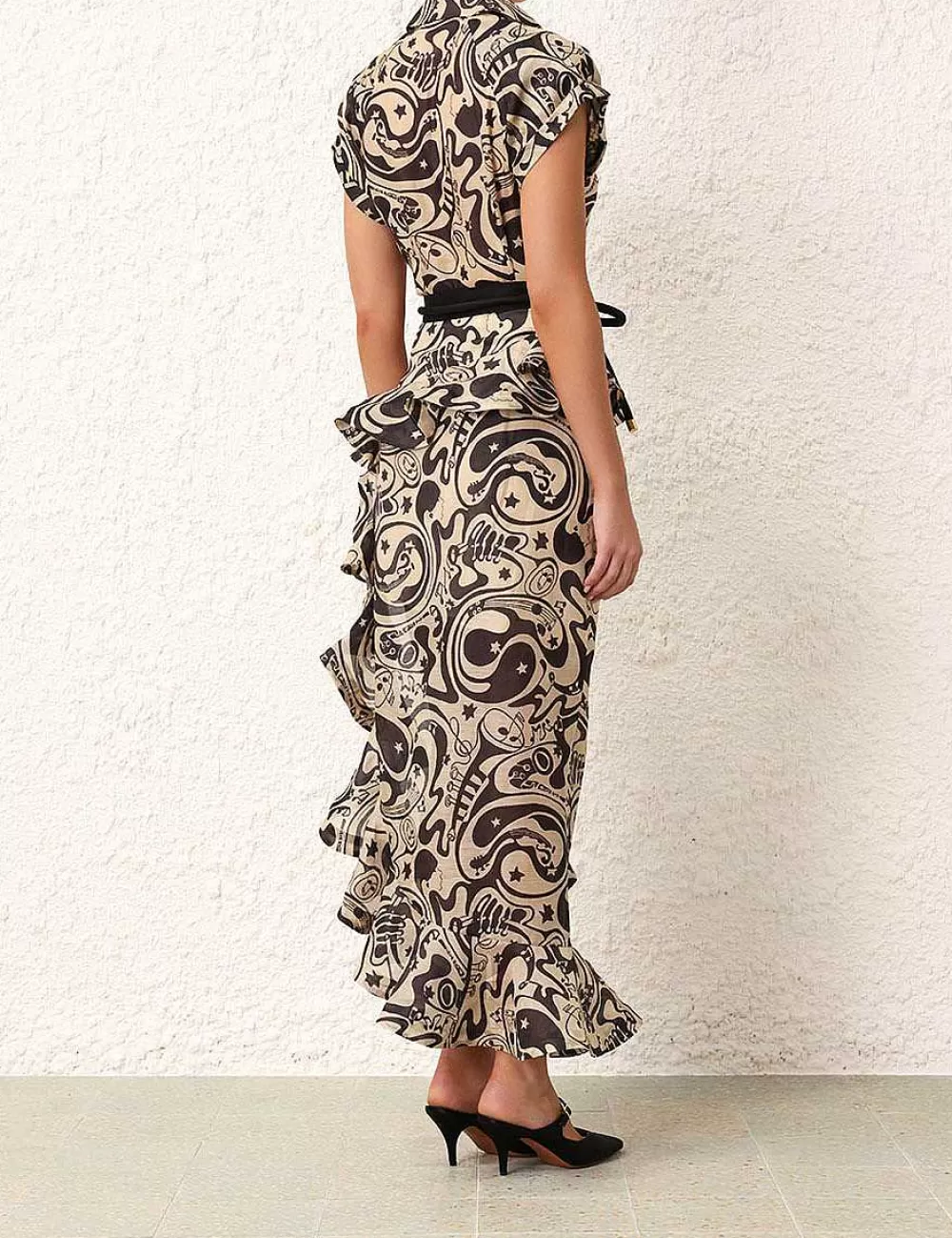 Outlet ZIMMERMANN Matchmaker Waterfall Skirt