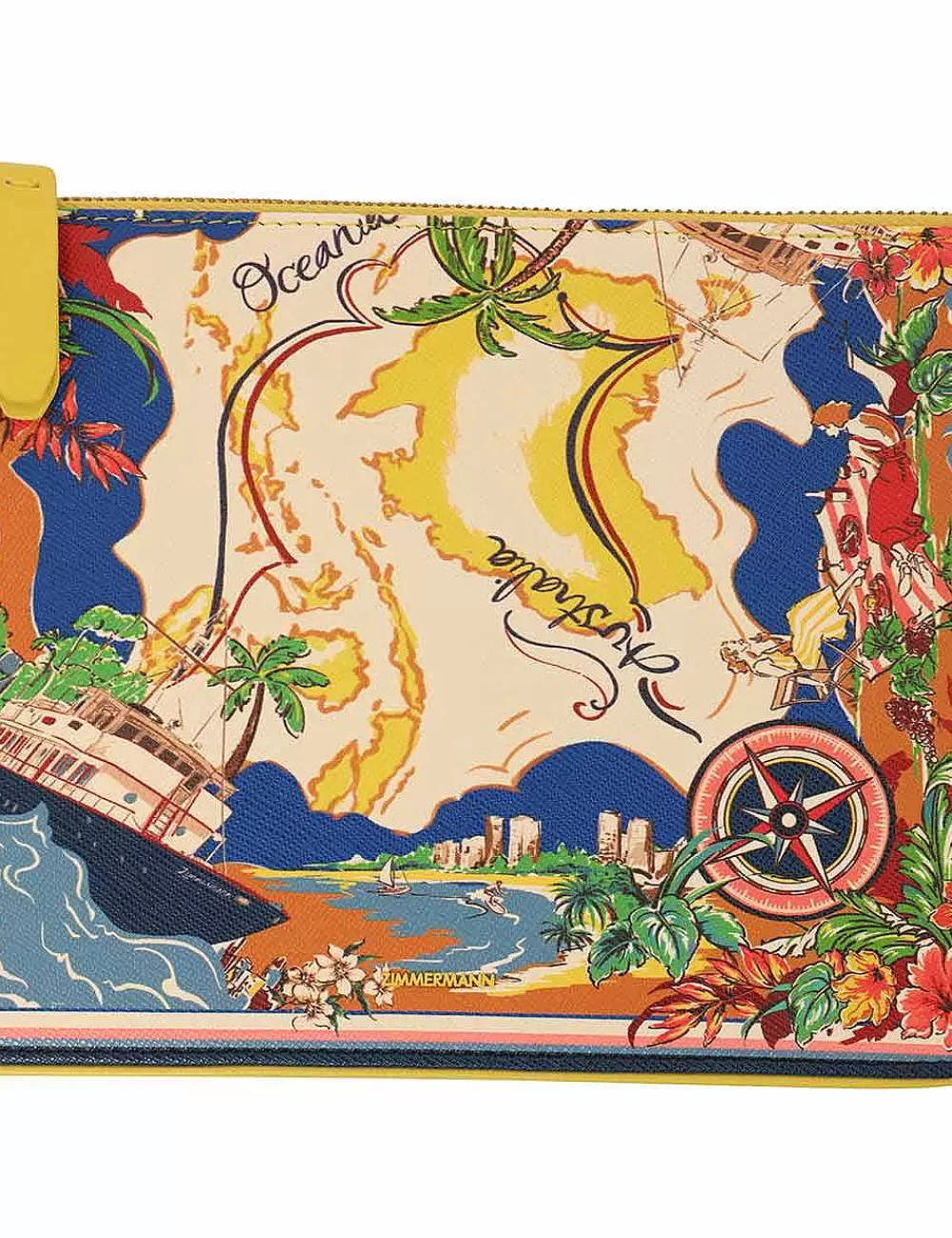 Sale ZIMMERMANN Medium Printed Leather Pouch