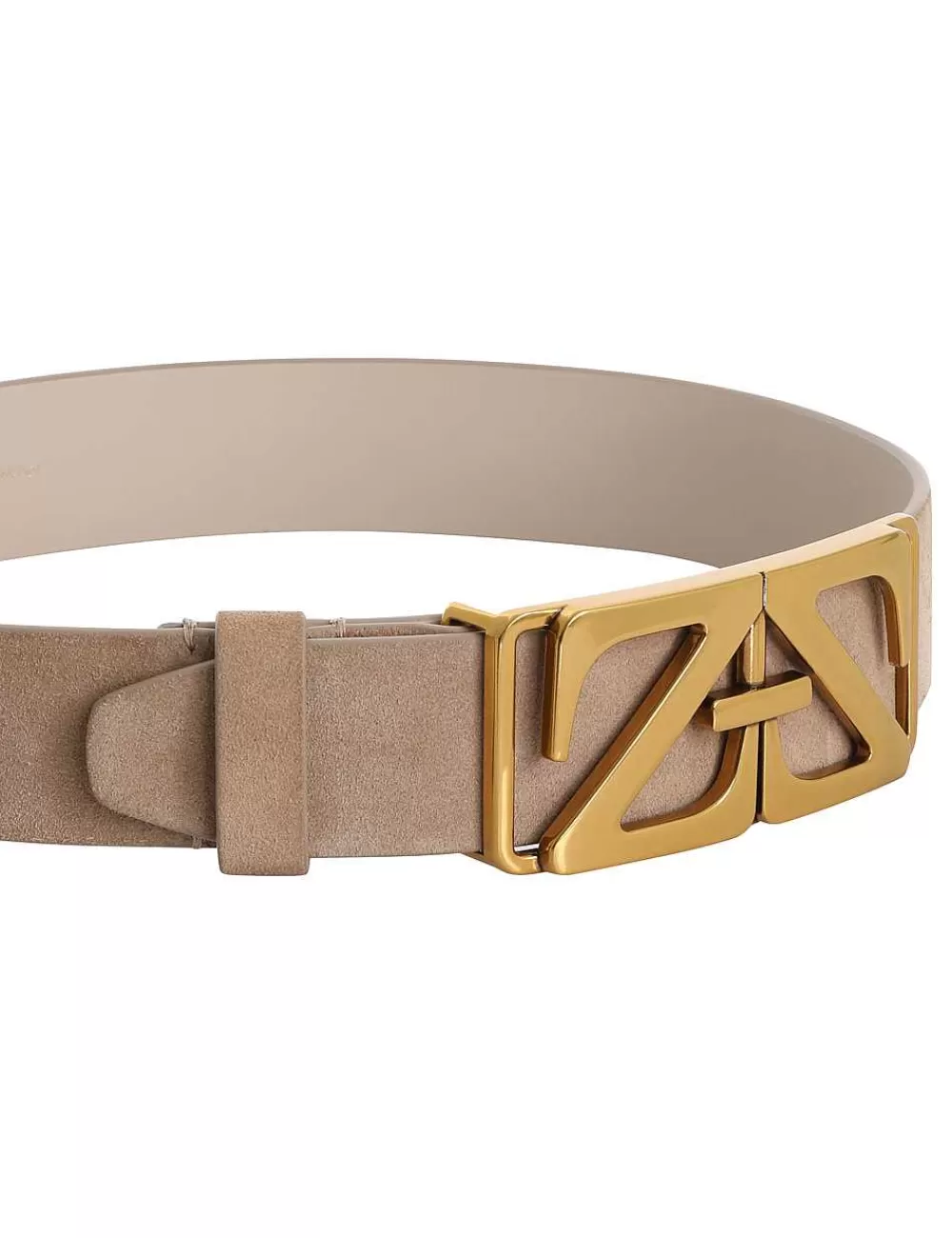 Sale ZIMMERMANN Monogram Suede Waist Belt