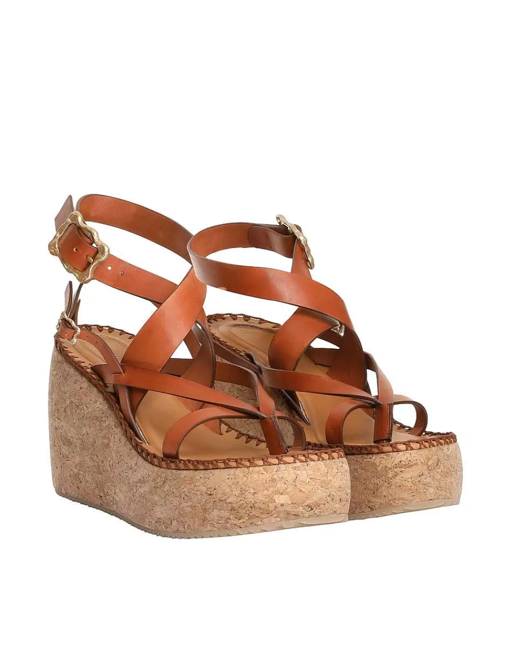 Best ZIMMERMANN Multi-Strap Sandal Wedge