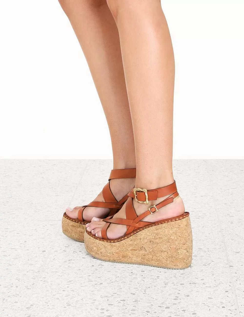 Best ZIMMERMANN Multi-Strap Sandal Wedge