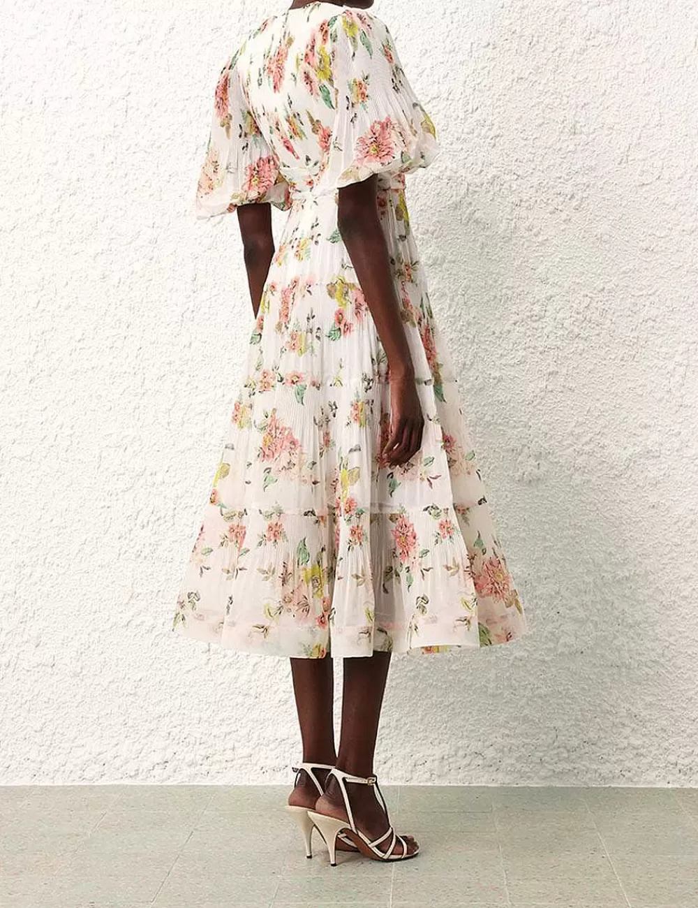 Hot ZIMMERMANN Pleated Midi Dress