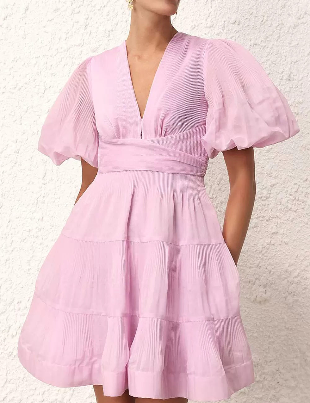 Discount ZIMMERMANN Pleated Mini Dress