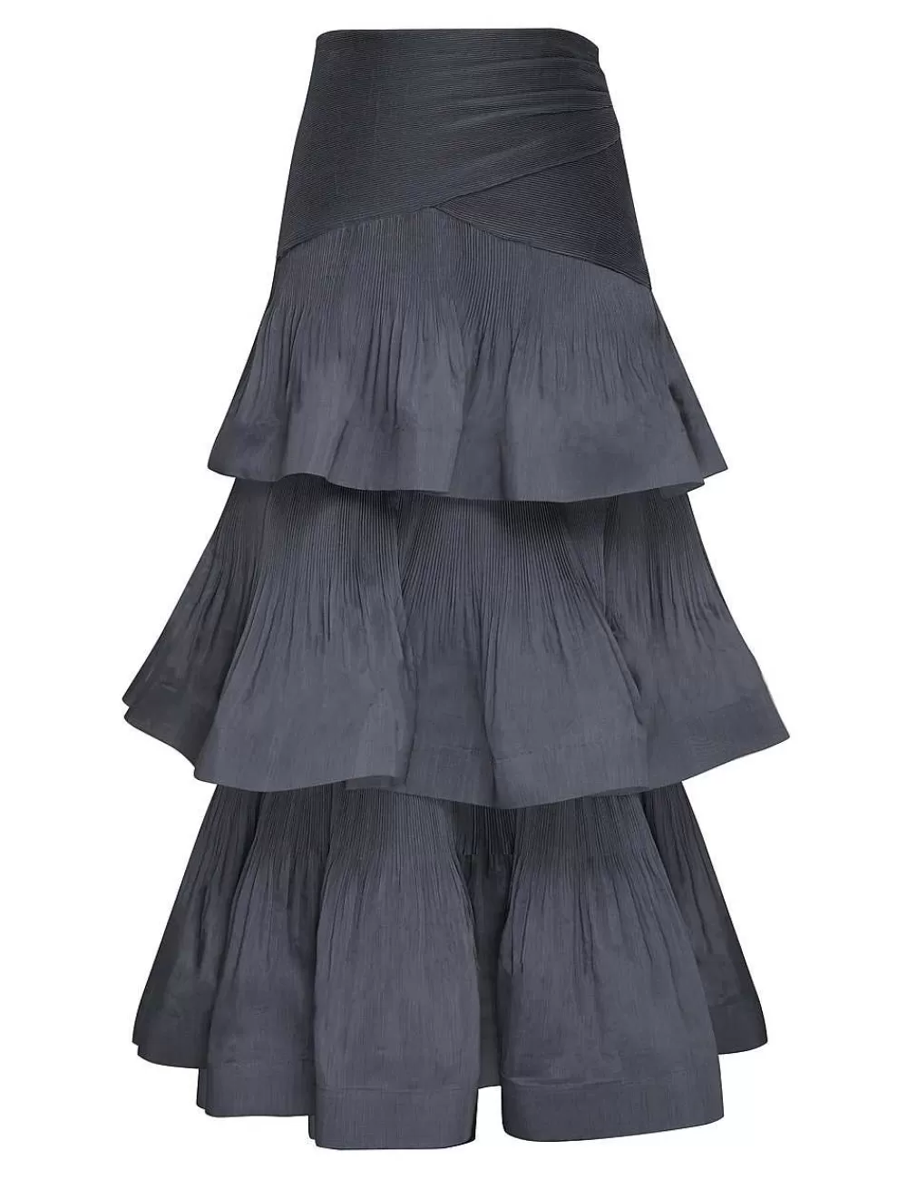 Cheap ZIMMERMANN Pleated Tiered Skirt